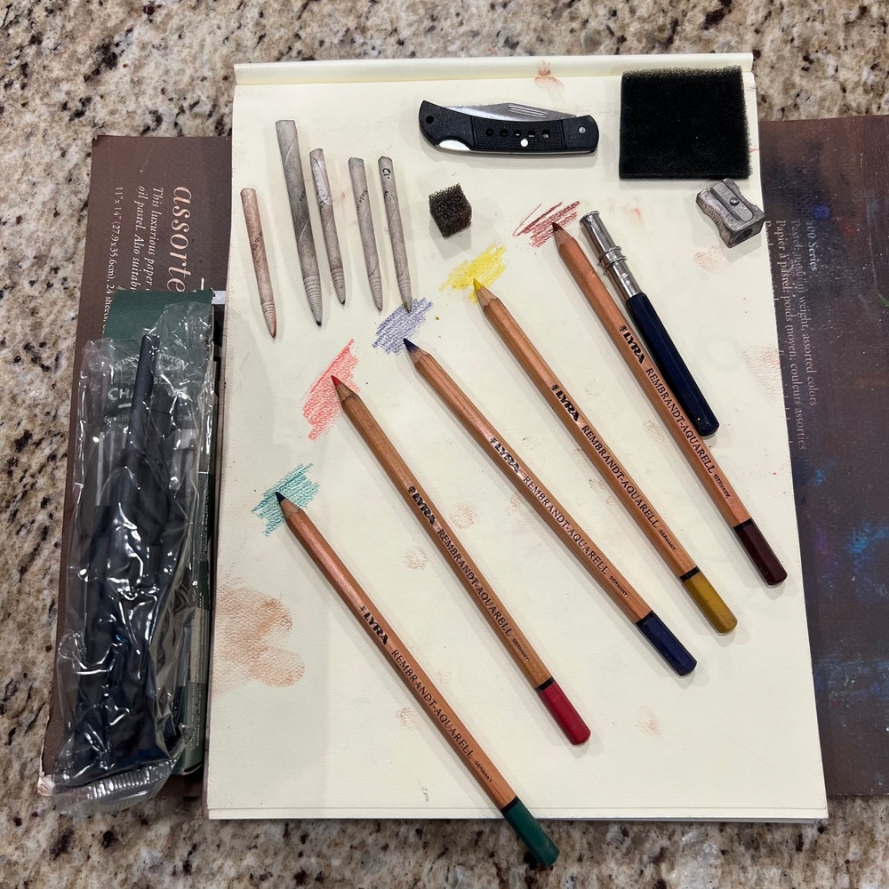 Lyra Rembrandt-Aquarell Pencils Alvin Extender Winsor Newton Charcoal Art Set